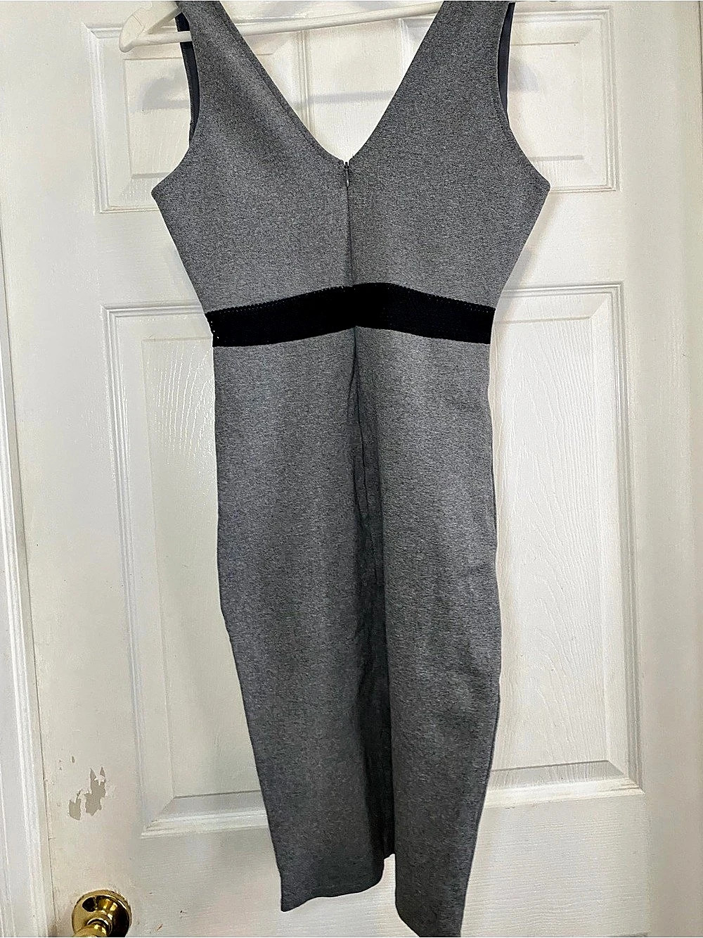 Charlotte Russe Gray & Black Sleeveless dress Size Medium NWT